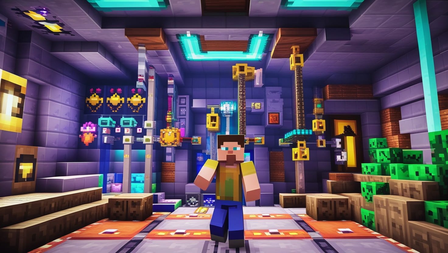 Find the Lever 2 Map (1.21) – MCPE/Bedrock